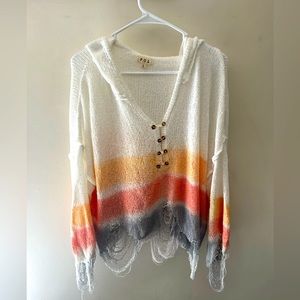 POL hooded summer sweater